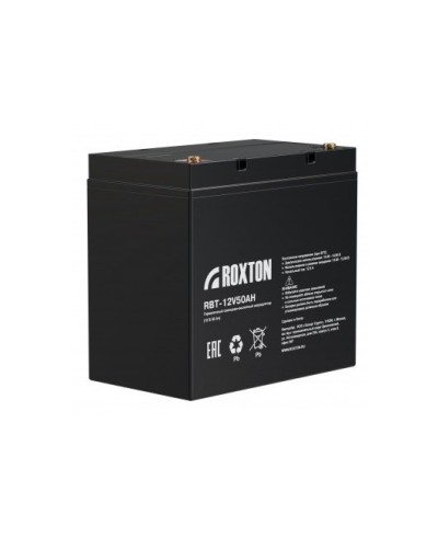 RBT-12V50AH. Аккумулятор герметичный свинцово-кислотный. ROXTON в Коврове