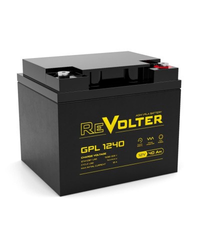 Revolter GPL 1240. Аккумулятор автомобильный герметичный свинцово-кислотный. Revolter в Коврове