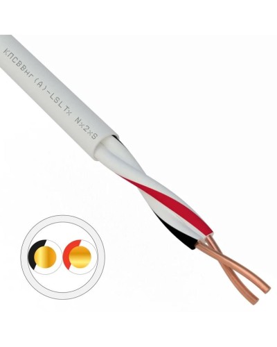 КПСВВнг(А)-LSLTx 1х2х1,5 REXANT (01-4873). Кабель для систем передачи данных пониженной пожароопасности c низким дымо- и газовыделением, с низкой токсичностью продуктов горения. Rexant в Коврове