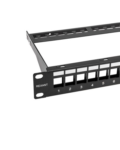 Панель коммутационная наборная 19", 1U, 24 порта, UTP REXANT PRO (02-0053): Патч-панель 19" в Коврове