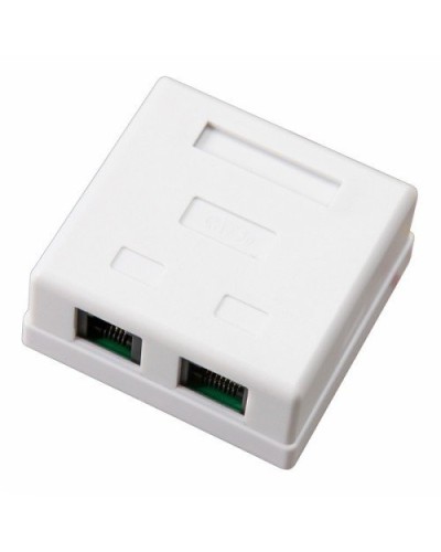 Розетка компьютерная внешняя 2-порта, UTP RJ-45 (8P8C), CAT 5e REXANT (03-0151): Розетка RJ-45 в Коврове