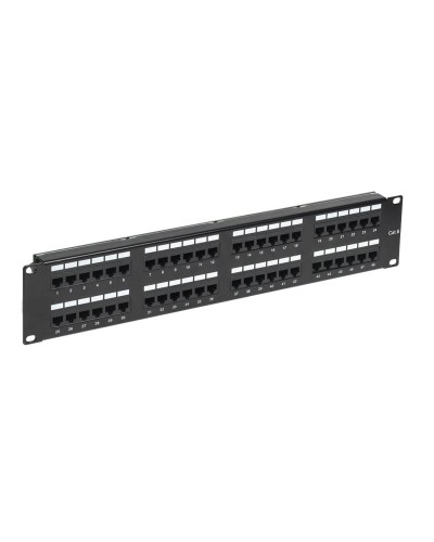 Панель коммутационная с кабельными органайзерами 19", 2U, 48 портов, RJ-45, CAT 6, UTP REXANT PRO (02-0232): Патч-панель 19" в Коврове