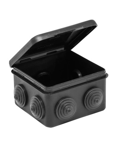 Коробка TYCO ОП 80х80х50мм откидная крышка УХЛ1 IP54 черный (67040МЧ). Коробка распределительная. RuVinil в Коврове