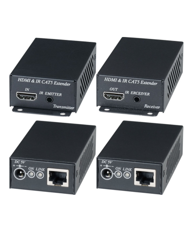 HE02EI. Комплект для передачи HDMI-сигнала с ИК-повторителем. SC&T в Коврове