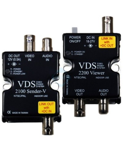 VDS 2100/2200. Удлинитель видео-, аудиосигнала, напряжения питания по коаксиальному кабелю. SC&T в Коврове