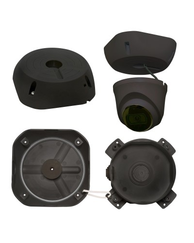 МК-4 PRO (цвет черный). Монтажная коробка для крепления уличных видеокамер. SLT в Коврове
