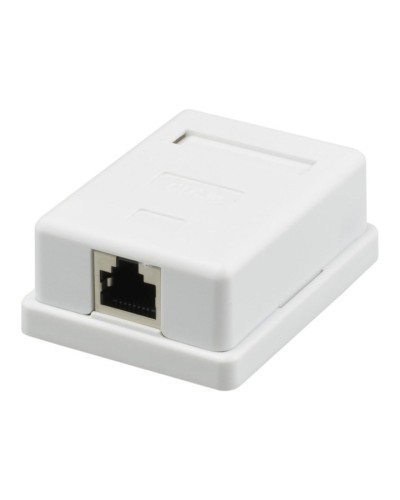Розетка настенная RJ-45, 8P8C, Cat.5e, 1 порт FTP (10-0354). Компьютерная розетка. SUPRLAN в Коврове