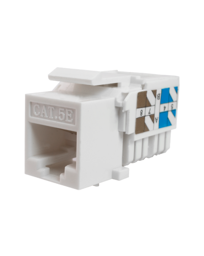 Модуль-вставка Keystone Кат5е, инстр.зад, белый UTP (10-0313): Вставка Keystone Jack RJ-45 в Коврове