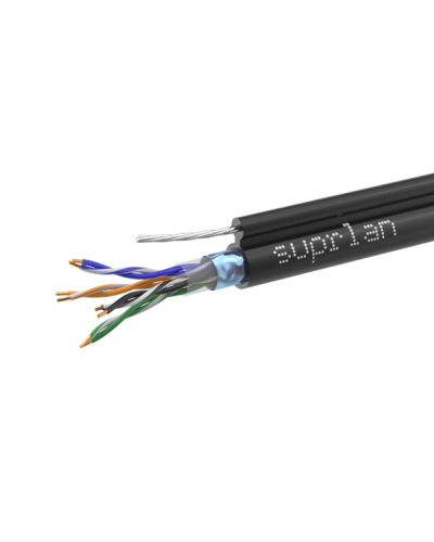 FTP Cat.5e 4x2xAWG24 Cu PE Outdoor T-FG8 (трос) Median (01-1035-1). Кабель «витая пара» (LAN) для структурированных систем связи. SUPRLAN в Коврове