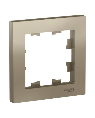 AtlasDesign рамка 1-местная, шампань (ATN000501). Рамка. Systeme Electric в Коврове
