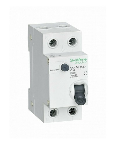 City9 Set 1P+N С 10А 4.5kA 30мА A 230В (C9D55610). Автоматический выключатель дифференциального тока. Systeme Electric в Коврове