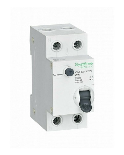 City9 Set 1P+N С 20А 4.5kA 10мА A 230В (C9D51620). Автоматический выключатель дифференциального тока. Systeme Electric в Коврове