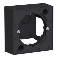 AtlasDesign коробка для наружного монтажа, карбон (ATN001000). Коробка монтажная. Systeme Electric