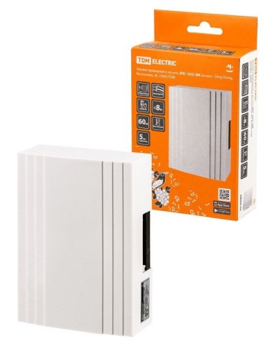 ЗПС-10/2-ЭМ, эл.мех - Ding-Dong, без кнопки, AC 230V (SQ1901-0046). Звонок проводной. TDM ЕLECTRIC в Коврове