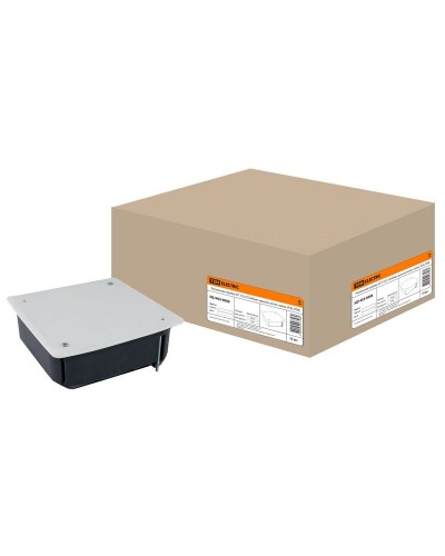 Распаячная коробка СП 115х115х45мм, крышка, метал. лапки, IP20, TDM (SQ1403-0008). Распаячная коробка СП. TDM ЕLECTRIC в Коврове