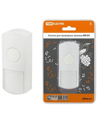 КП-01 (SQ1901-0019). Кнопка для проводных звонков. TDM ЕLECTRIC в Коврове
