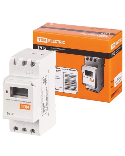 ТЭ15М-1мин/7дн-32on/off-30А-DIN TDM (SQ1503-0037). Таймер электронный. TDM ЕLECTRIC в Коврове