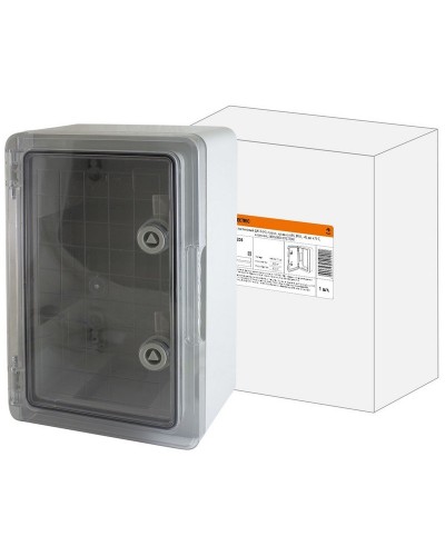ЩМП-0-3, прозрачная крышка ABS, IP65, 400x300x170. Бокс пластиковый антивандальный. TDM ЕLECTRIC в Коврове