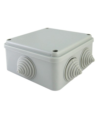 Коробка ОП 100х100х50мм, крышка на винтах, IP55, 6 вх. (SQ1401-1234). Распаячная коробка. TDM ЕLECTRIC в Коврове