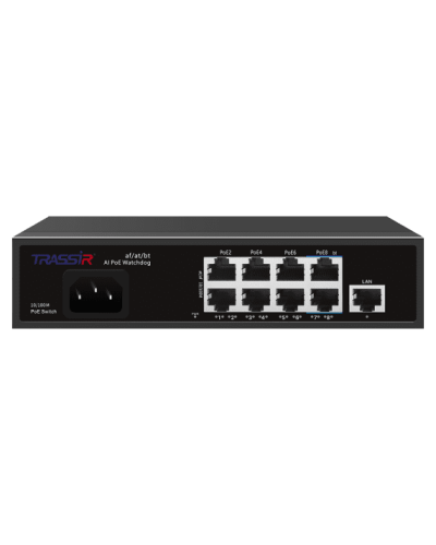 TR-NS1109-120-8PoE. Коммутатор с PoE. Trassir в Коврове