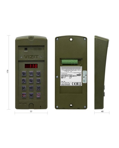 БВД-SM110FCP. Вызывная панель видеодомофона. VIZIT в Коврове