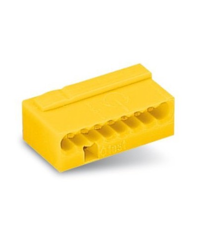WAGO 243-508 Клемма MICRO 8-проводная желтая. Клемма для распределительных коробок. WAGO в Коврове