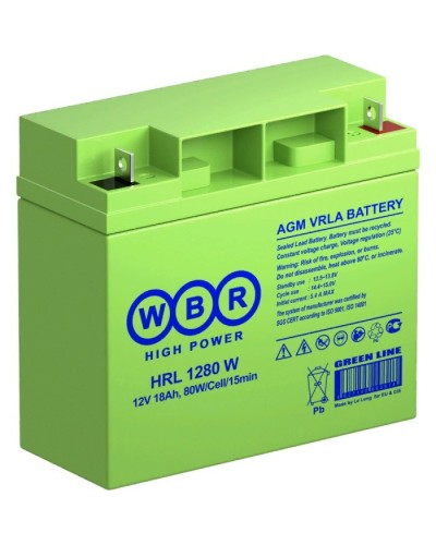 WBR HRL1280W. Аккумулятор герметичный свинцово-кислотный. WBR в Коврове