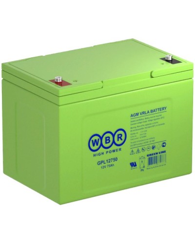 WBR GPL12750. Аккумулятор герметичный свинцово-кислотный. WBR в Коврове