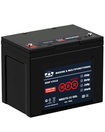 WBR MBG75-12. Аккумулятор герметичный свинцово-кислотный. WBR в Коврове