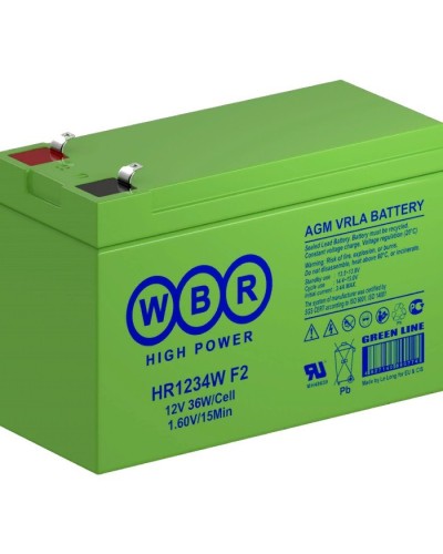 WBR HR1234W F2. Аккумулятор герметичный свинцово-кислотный. WBR в Коврове