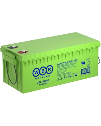 WBR GPL122000. Аккумулятор герметичный свинцово-кислотный. WBR в Коврове