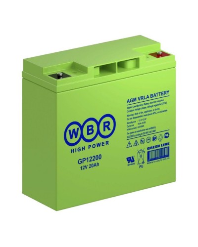 WBR GP12200. Аккумулятор герметичный свинцово-кислотный. WBR в Коврове