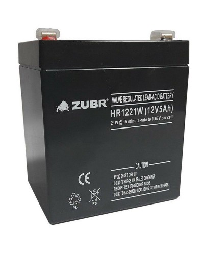 ZUBR HR 1221W (12V, 5Ah). Аккумулятор герметичный свинцово-кислотный. ZUBR в Коврове