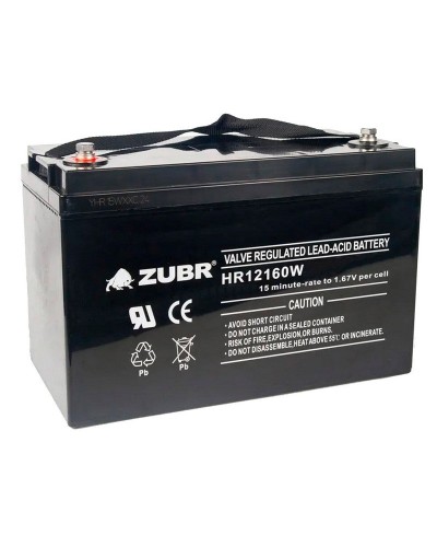 ZUBR HR 12160W (12V, 45Ah). Аккумулятор герметичный свинцово-кислотный. ZUBR в Коврове