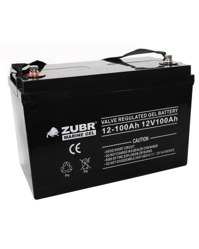 ZUBR MARINE GEL NPG 12-100 (12V, 100Ah). Аккумулятор герметичный свинцово-кислотный. ZUBR в Коврове