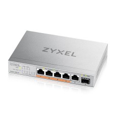 XMG-105HP-EU0101F. Мультигигабитный PoE++ коммутатор. ZYXEL