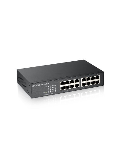 GS1100-16-EU0103F. Коммутатор 16xGE, rack 19, бесшумный. ZYXEL в Коврове
