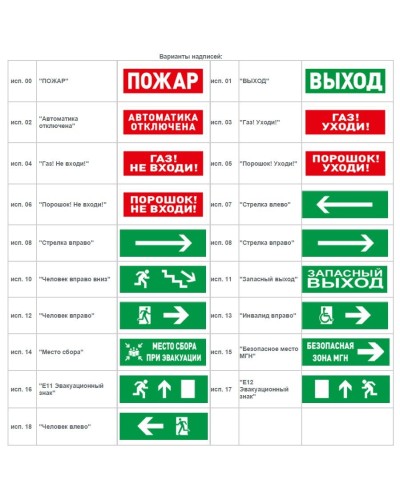С2000-ОСТ исп.09 Человек влево-вниз. Оповещатель световой адресный. Болид в Коврове