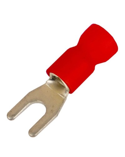 Наконечник вилочный НВИ 0,25-1,5 М3 (D3,2мм) (100 шт) (2A13P-EE-PVC). Наконечник вилочный с изолированным фланцем ПВХ. ДКС в Коврове