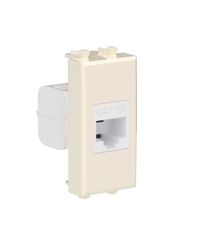 Розетка RJ-45, кат.5E, Avanti, 1 модуль, ванильная дымка (4405661): Розетка компьютерная модульная в Коврове