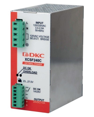 Источник питания однофазный, 240Вт, 5А, 48В (XCSF240DP). Источник питания OPTIMAL POWER однофазный, с ORing диодом. ДКС в Коврове