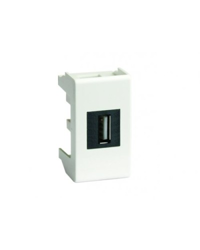 Розетка USB 2.0 Brava 1 модуль белая (76200B): Розетка USB в Коврове