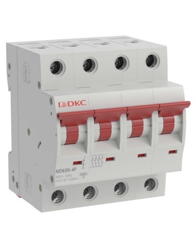 YON max MD63N 4P 20А 6кА C (MD63N-4PC20). Автоматический выключатель. ДКС в Коврове