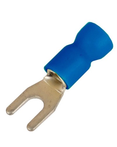 Наконечник вилочный НВИ 1,5-2,5 М3,5 (D3,7мм) (100 шт) (2B135P-EE-PVC). Наконечник вилочный с изолированным фланцем ПВХ. ДКС в Коврове