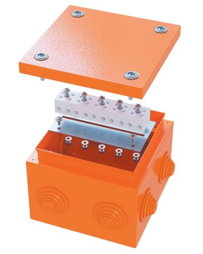 Коробка FS 150х150х80 5P (FSB30516): Коробка ответвительная огнестойкая стальная в Коврове
