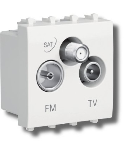 Розетка TV-FM-SAT Avanti 1 модуль ванильная дымка (4405532): Розетка TV-FM-SAT в Коврове