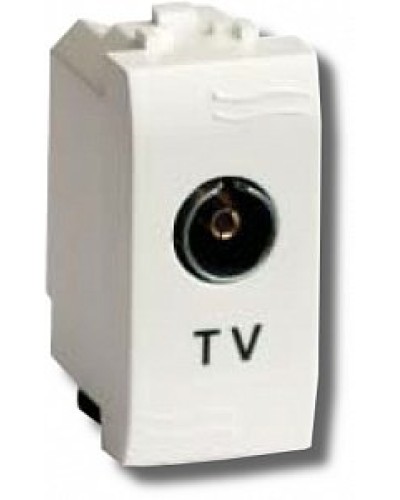 Розетка TV Brava универсальная 1 модуль слоновая кость (75721S): Розетка TV в Коврове