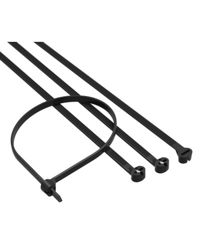 Хомут 2,5x200 P6.6, черный (100шт) (21307SR): Хомут с двойным замком в Коврове