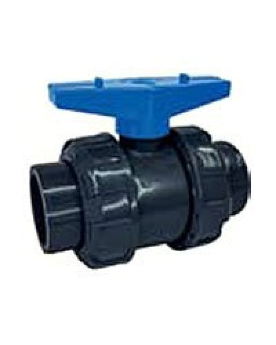 Ecoplast кран шаровый d25 (уплотнение TPV, остальное EPDM) с муфтовым окончанием (49447). Кран шаровый. Экопласт в Коврове