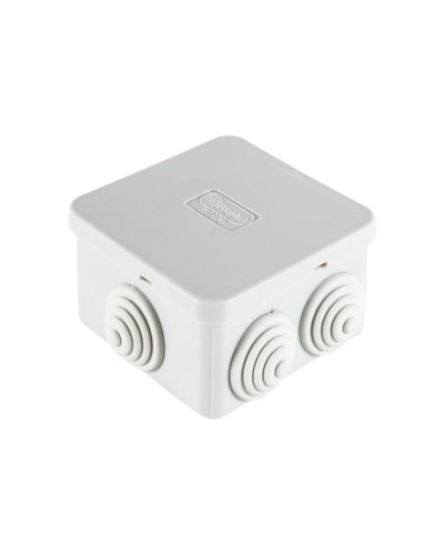 Коробка JBS070 70х70х40, 6 вых., IP44, серая (44056). Коробка монтажная. Экопласт в Коврове